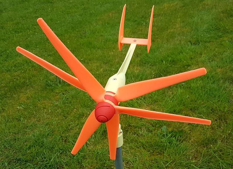 Double wind turbine MK3 counter rotating