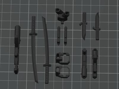 Dummy 13 Weapons Pack Version 2.0
