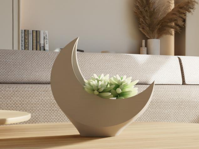 Crescent Pot support free Stunning Plant Display! 