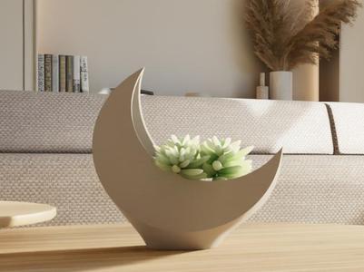 Crescent Pot support free Stunning Plant Display! 