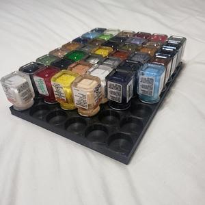 Upside Down Testors Paint Rack