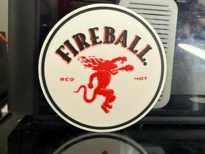 FIREBALL WHISKEY COASTER 