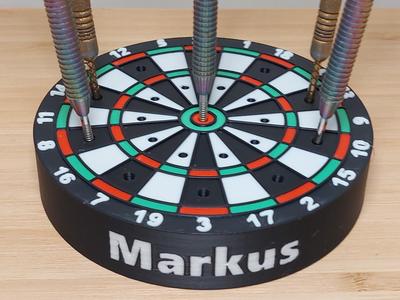 Dart Holder with your own Name 