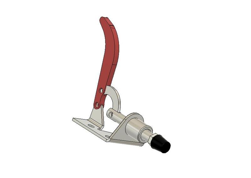 Horizontal joiner lever clamp mini