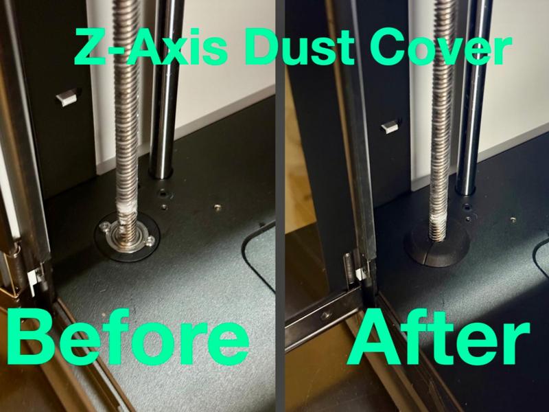 H2D Z-axis Dust Cover - bottom