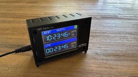 Case for NTP Clock by W8BH 