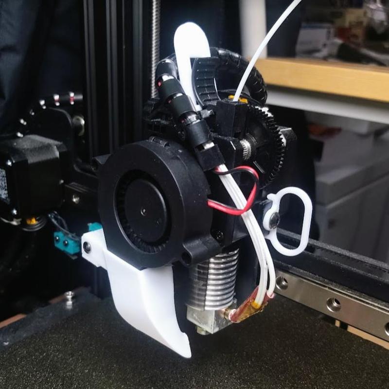 Kingroon KP3S 3.0 extruder mod for E3D V6 and stock parts