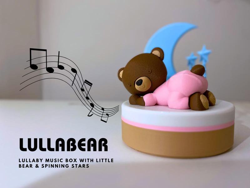 LullaBear – Lullaby Box with Bear & Spinning Stars