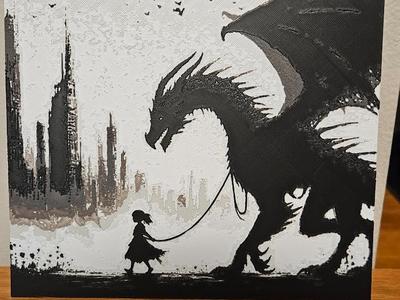 Girl and Dragon 