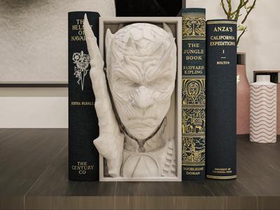 Night King Book Nook and Wall Mount