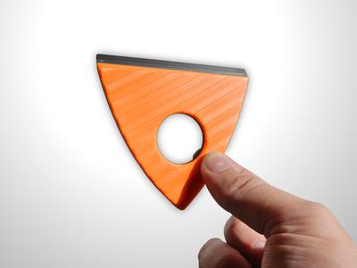 Solder paste squeegee