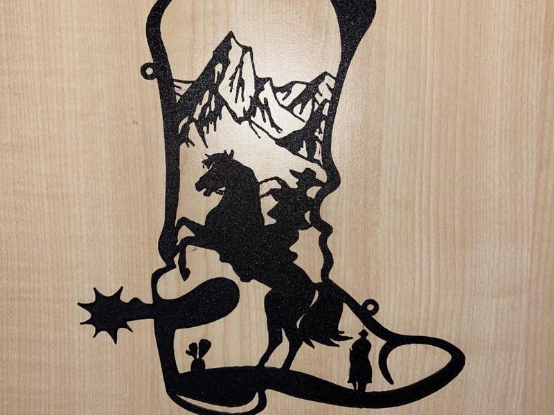 Cowboy Boot Wall Decor