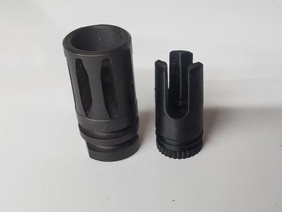1/2x28 thread mini TriProng muzzle cap for airsoft