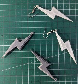 Lightning Bolt Earring