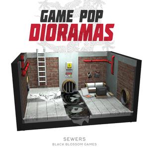 DRM009 Sewers Diorama :: Game Pop Dioramas :: Black Blossom Games