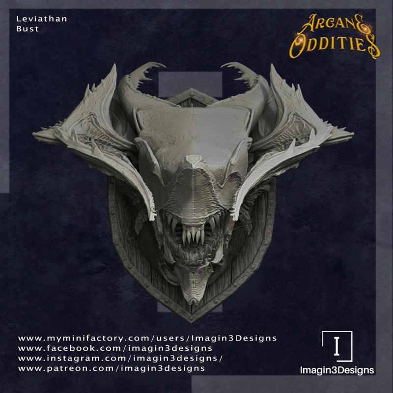 Pre-Supported Leviathan Bust