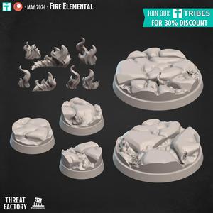 Fire bases and flames