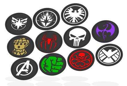 Marvel coasters