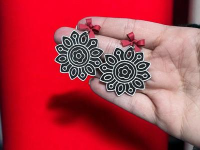 Mandala earrings