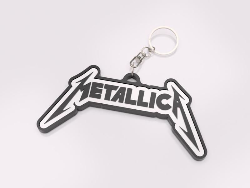 Metalica Keychain