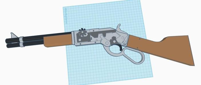 Lever Action Rubber Band Rifle Remix