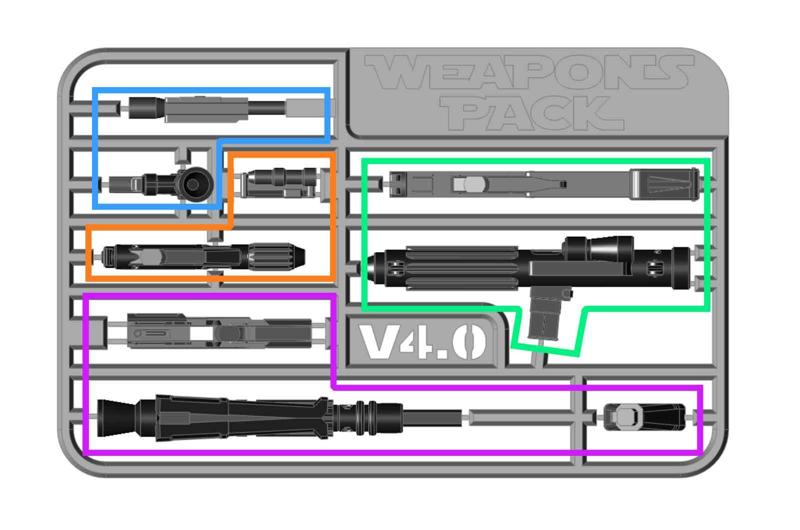 Dummy 13 Weapons Pack V4.0 (Star Wars / Sci-Fi)