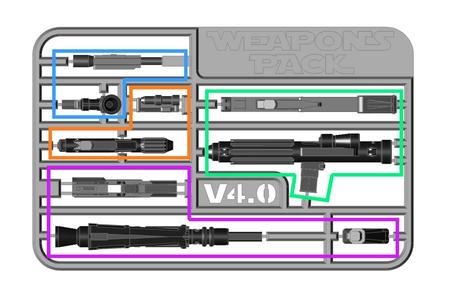 Dummy 13 Weapons Pack V4.0 (Star Wars / Sci-Fi)