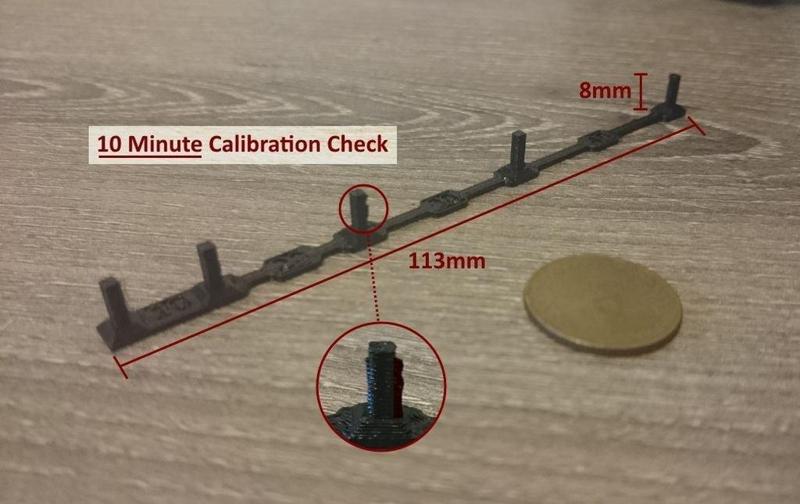 10M Test V1 - 10 Minute Mini Calibration Print Test for Oozing/Retraction at Different Distances