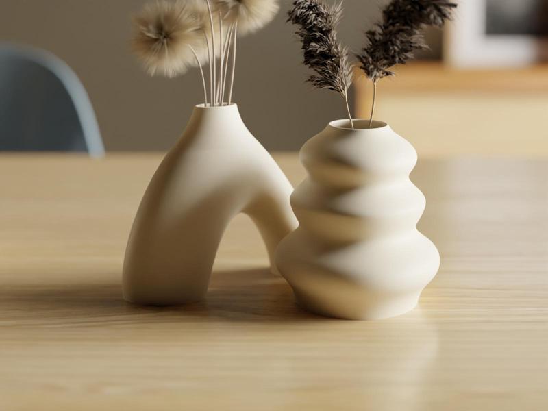 Continuing Elegance: Duo Vase Set