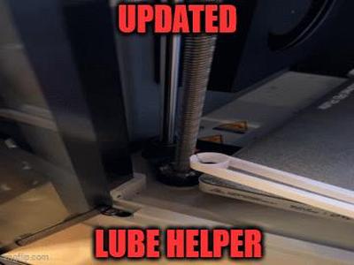 Z axis lube applicator tool