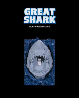 Great Shark Light Switch Cover