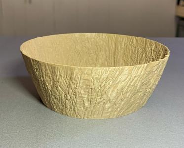 Wood grain bowl | Vase Mode