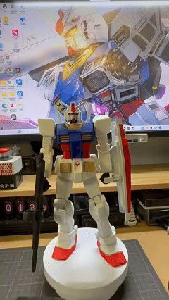 Fully Articulated Assembled Gundam RX-78-2 2.0