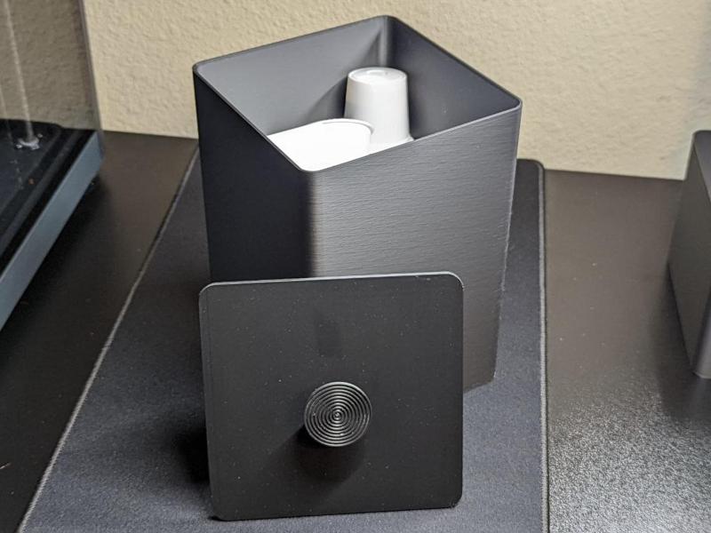 Large Bin with Handle - Coffee Canister Box