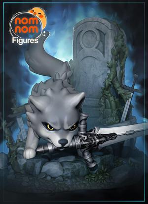 Chibi Great Grey Wolf Sif - Dark Souls