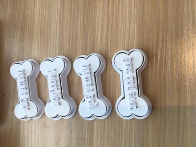 Dog treat cookie cutters