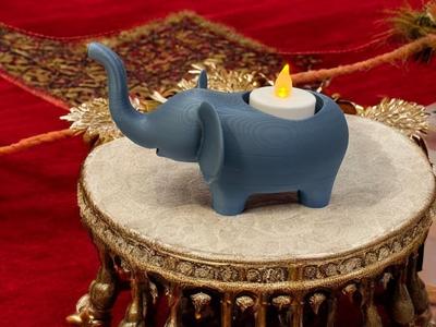 Elephant Tea Light Holder