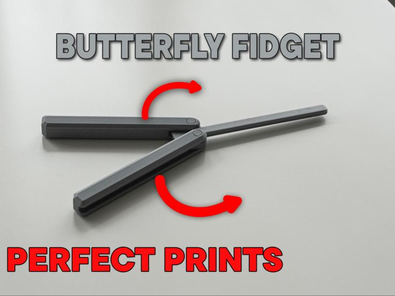 Butterfly Fidget Toy (Balisong, Butterfly Knife)