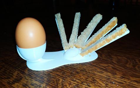 egg cup support , design