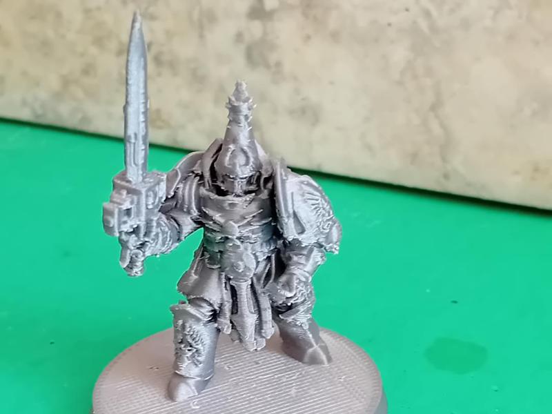 Emperors Golden boy with sword-Elite wargame mini