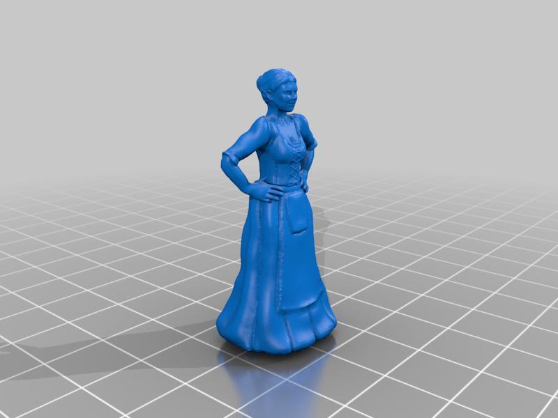 townsfolke women 28mm