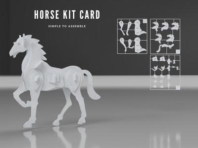 Horse kit card
