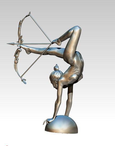 archer warrior girl woman   flexible gymnast