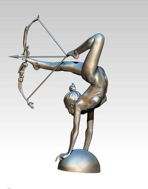 archer warrior girl woman   flexible gymnast