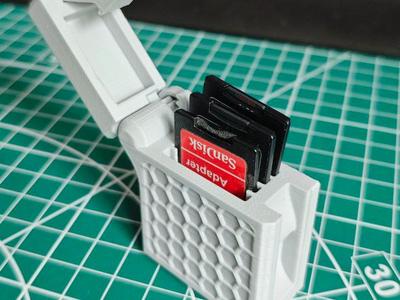 SD card holder Zippo style