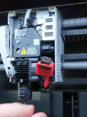 P1S hotend cable guide v2 | quick swap plug
