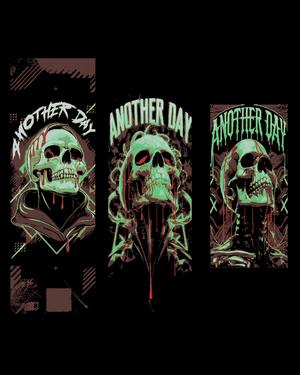Sometimes another day will simply wear you to your bones - set of Bookmarks