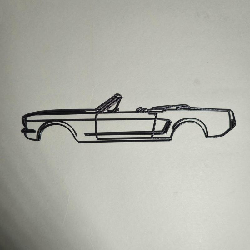 Ford mustang 65' silueta