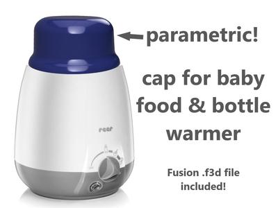 Save energy every night! Parametric cap for baby food & bottle warmer (& reer model no. 3310)