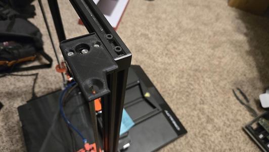 CR10s Pro V2 Upper Filament Feed Bracket (no wheel required)